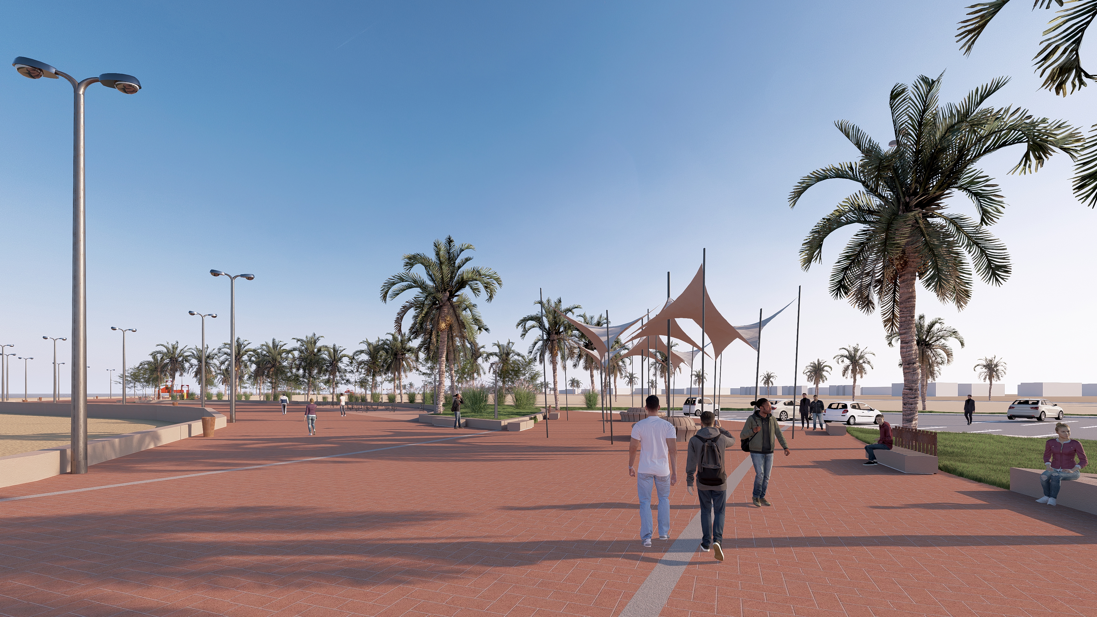 Corniche El Ouatia, view 2